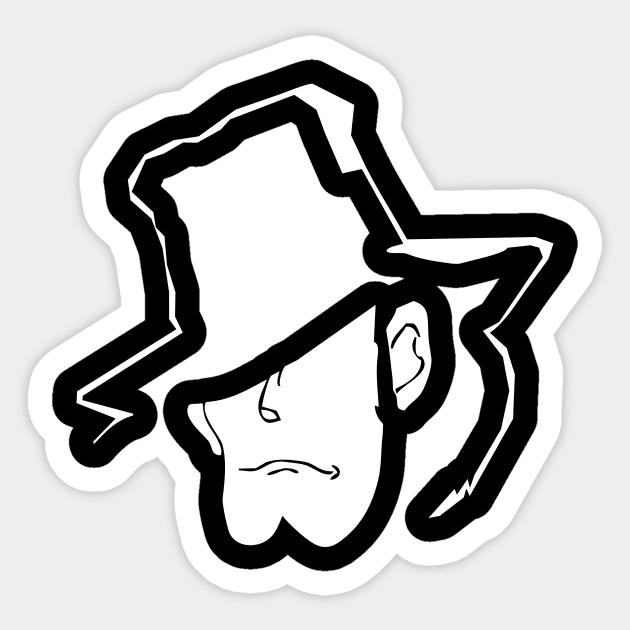 Jigen Lupin The Third Sticker by SaverioOste